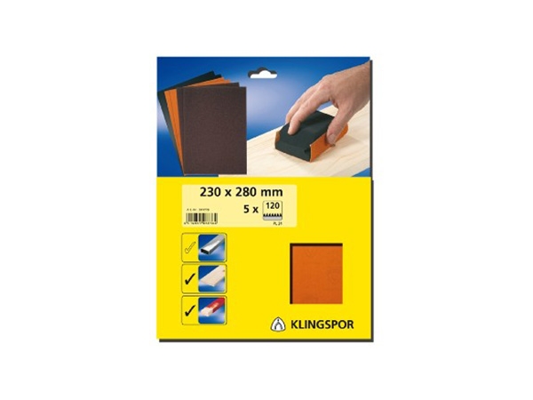 Papir za finalnu obradu PL 31 B D.I.Y. pakovanjima, 230 x 280 mm, granulacija 60