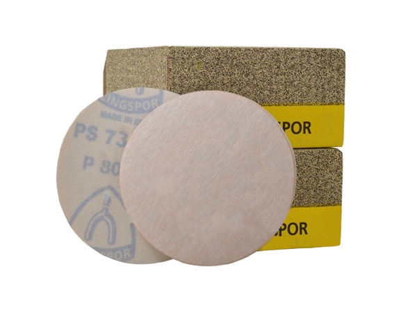 Brusni papir, aktivno oslojen, samoprivršćavajući PS 73 BWK / PS 73 CWK, prečnik 150 mm, granulacija 120, tip rupe - 0