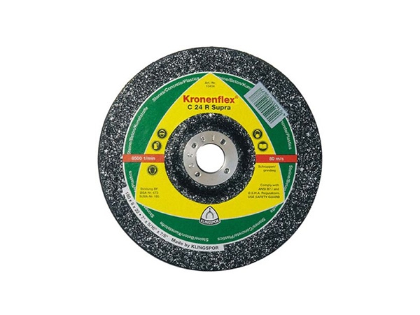 Brusna ploča C 24 R SUPRA, 125 x 6 x 22,23 mm, konveksna