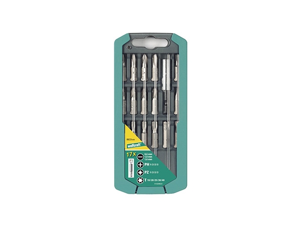 Set nastavaka za šrafljenje 17 delova ravni SL, PH, PZ, TX