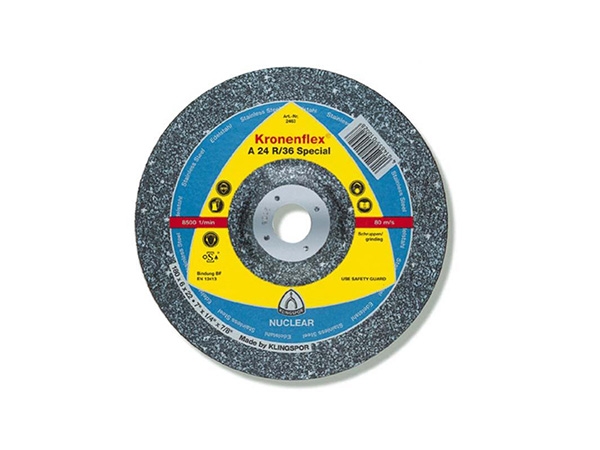 Rezna ploča INOX A 24 R/36 SPECIAL, 125 x 2,5 x 22,23 mm, konveksna