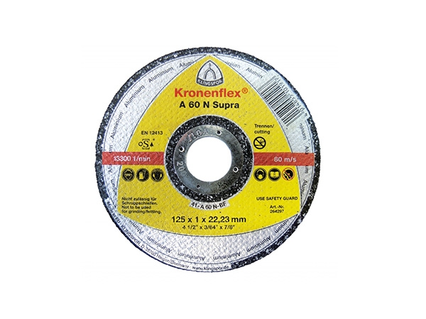 Rezna ploča A 60 N SUPRA, 125 x 1 x 22,23 mm