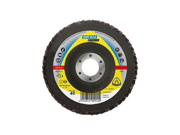 Lamelasti brusni disk SMT 924 SPECIAL, 125 x 22,23 mm, granulacija 60, Maks. RPM 12.200 1/min